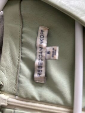Rebecca Minkoff Sage Green Leather Crossbody Bag